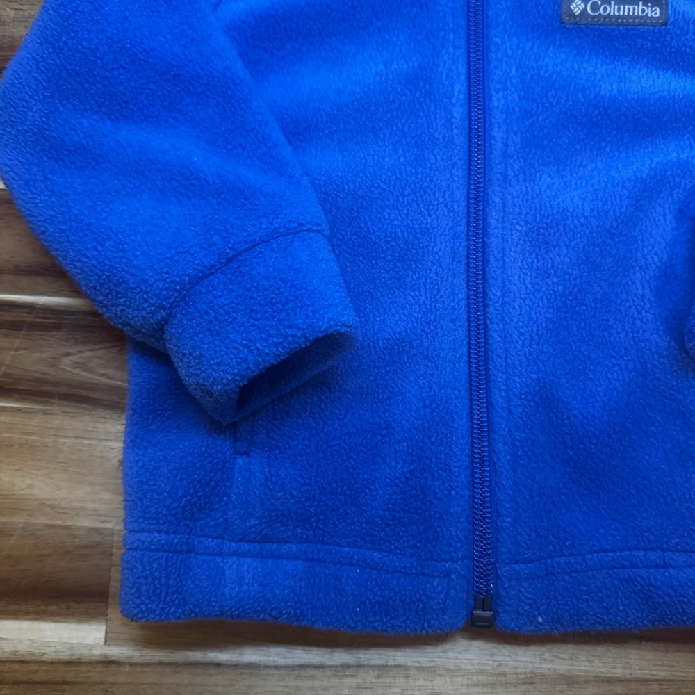 Columbia Baby 6-12 Mo Blue Full Zip Fleece Jacket - Picture 4 of 8